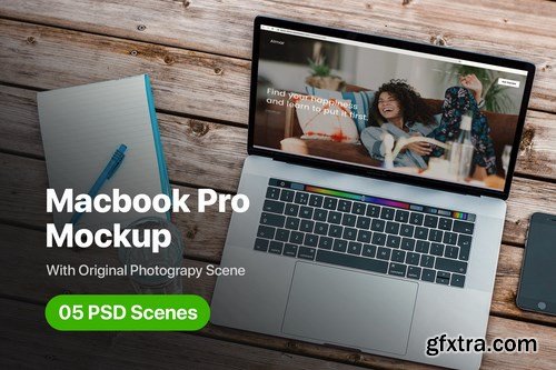 Macbook Pro Mockup Set Vol 01