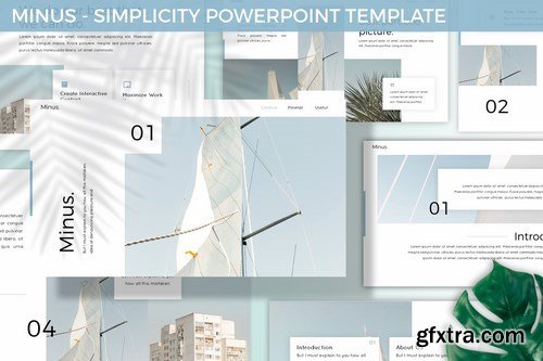 Minus - Simplicity Powerpoint Template