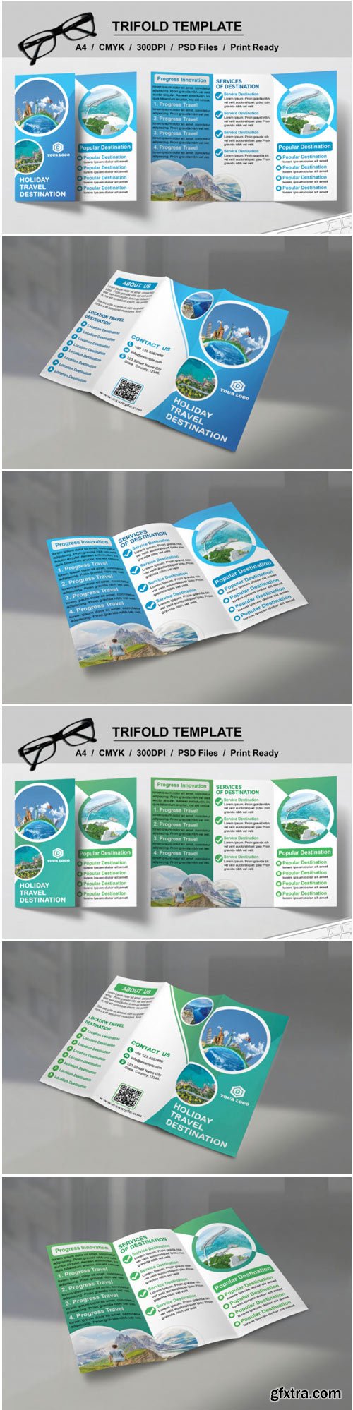 Brochure Template Travel Destination 1802899