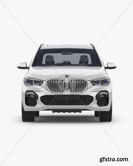 Crossover SUV Mockup - Front View 49885