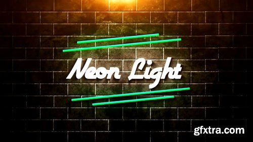 Neon Light Pack After Effects Template