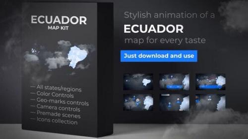 Videohive - Ecuador Map - Republic of Ecuador Map Kit - 24758349