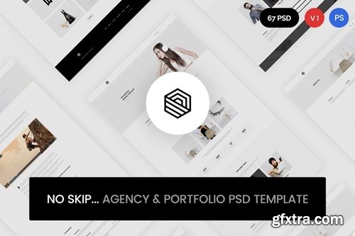 No Skip - Creative Agency & Portfolio PSD Template