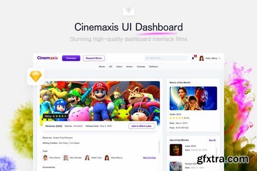Cinemaxis UI Dashboard