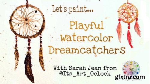 Playful Watercolor Dreamcatchers