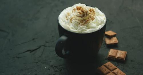 Cup of Coffee with Whipped Cream