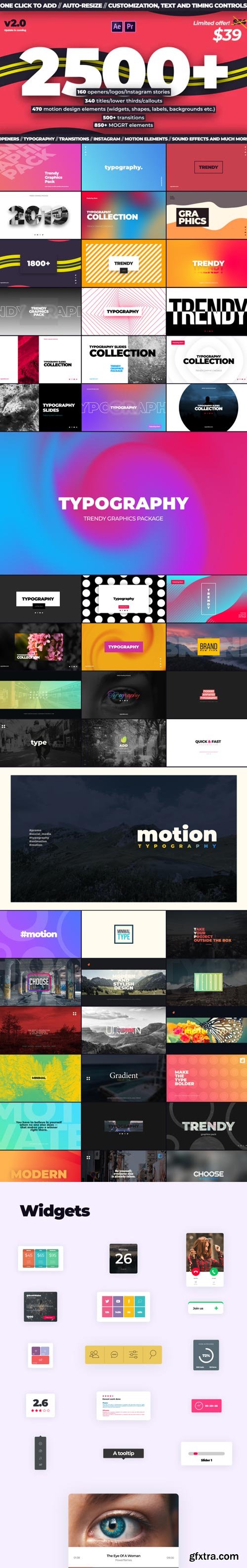 Videohive - Trendy Motion Graphics Package V.2.1 - 24321544