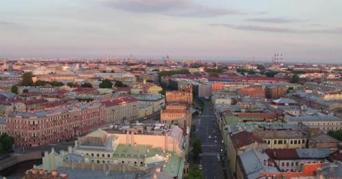Aerial Panorama Of St.Petersburg 207