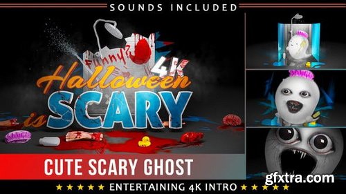 Videohive - Funny Scary Ghost Logo Intro - 22804560