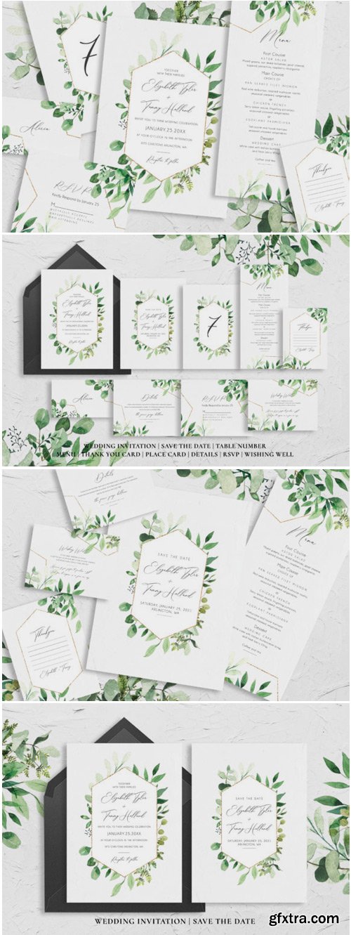 Greenery Foliage Wedding Suite 1835682