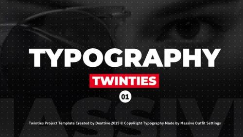 Videohive - Twinties - Typography - 24566875