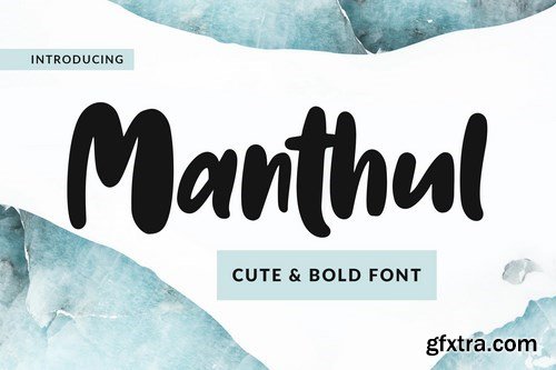 Manthul - Cute & Bold Font