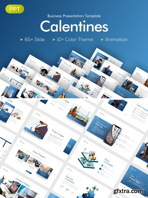 Calentines Business PowerPoint Template
