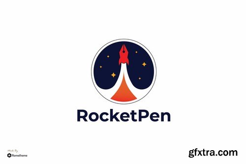 Rocket Pen - Logo Template