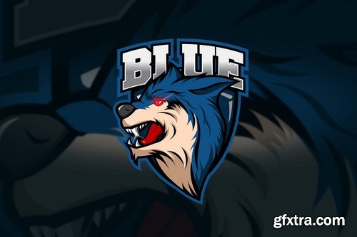 Blue - Mascot & Esport Logo