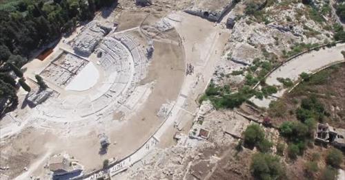 Old Ancient Greek Theatre Visited