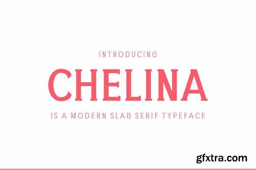 Chelina Slab Serif Font Family