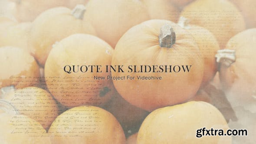 VideoHive Quote Ink Slideshow 24803085