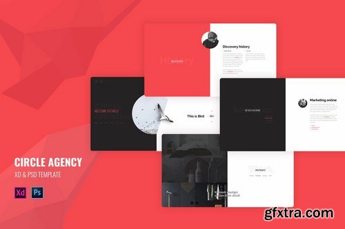 Circle Agency - Creative landing page template