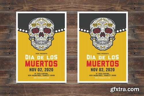 Dia De Los Muertos Flyer Templates