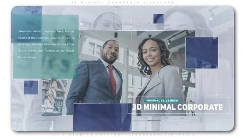 Videohive - 3D Minimal Corporate Slideshow - 23845631