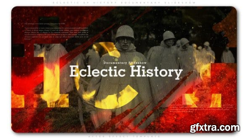 VideoHive Eclectic of History Documentary Slideshow 23067872