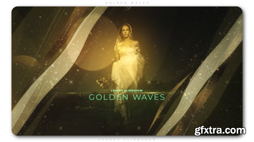VideoHive Golden Waves Luxury Slideshow 23259551
