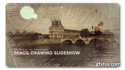VideoHive Pencil Drawing Parallax Slideshow 23322955