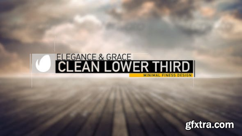 VideoHive Clean Lower Third 11044805