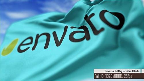 Videohive - Universal 3D Flag - 10492337