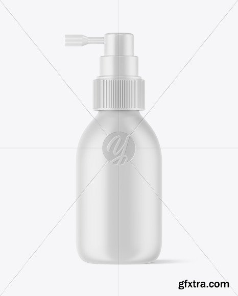 Matte Spray Bottle Mockup 50036