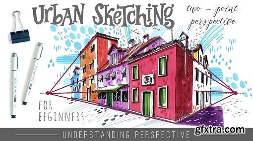 Urban Sketching for Beginners: One - Point Perspective