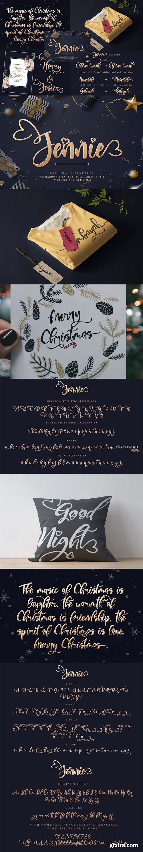 Jennie Handwritten Font