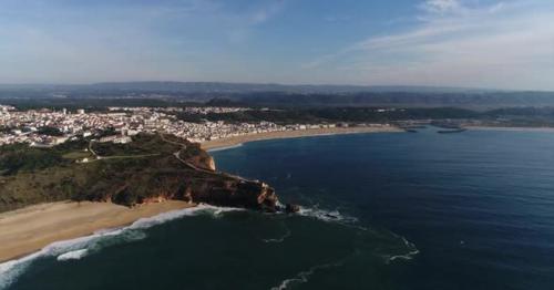 Aerial View of Nazaré, Portugal