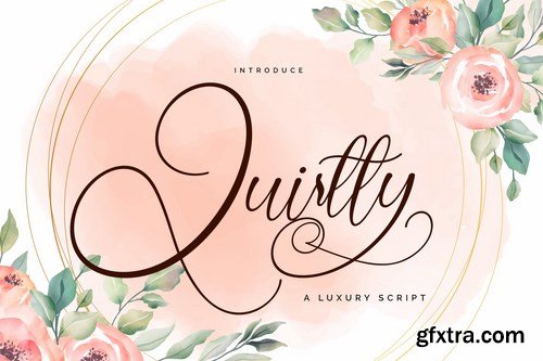 Quirtty A Luxury Script Font