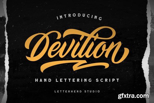 CM - Devilion - Hand Lettering Script 4183925