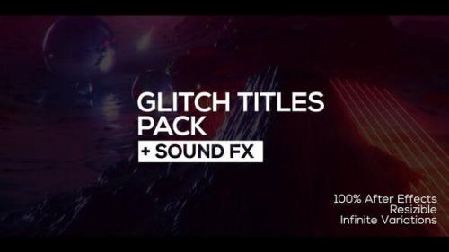 Videohive - Glitch Titles + Sound FX - 24830032