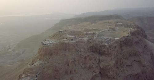 Flying Aroun Masada Remains