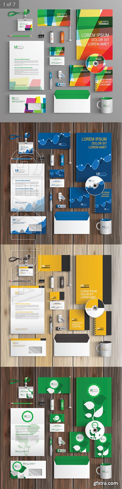 Corporate identity template and promotional gifts # 7