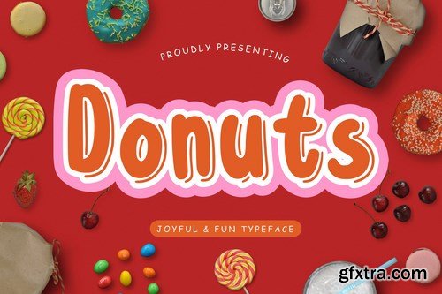 Donuts Joyful & Fun Typeface