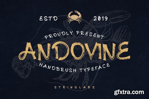 CM - Andovine - Handbrush Typeface 4210176