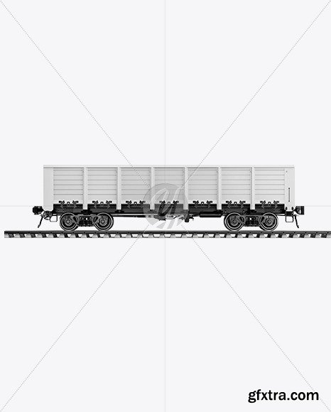 Railroad Car Mockup 50173