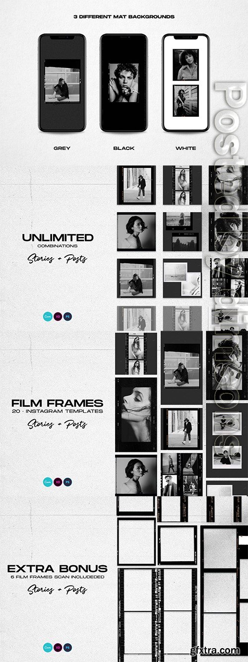 Instagram Stories Template - Film Frames