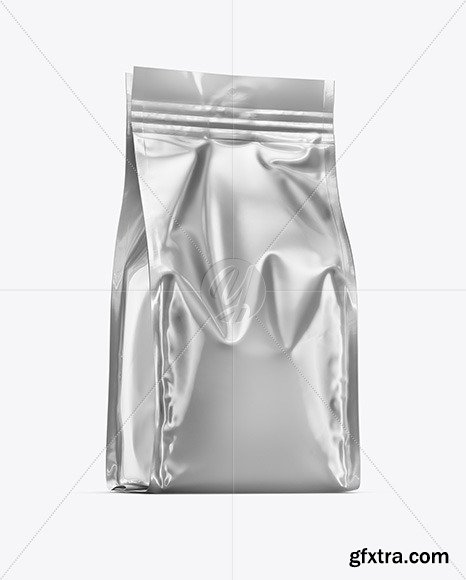 Matte Metallic Food Bag Mockup 50195