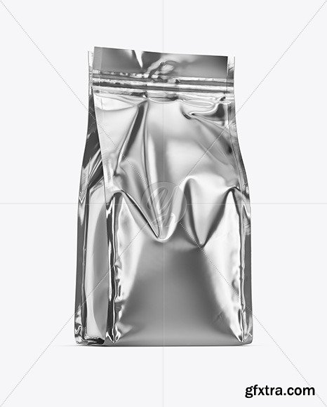 Metallic Food Bag Mockup 50189