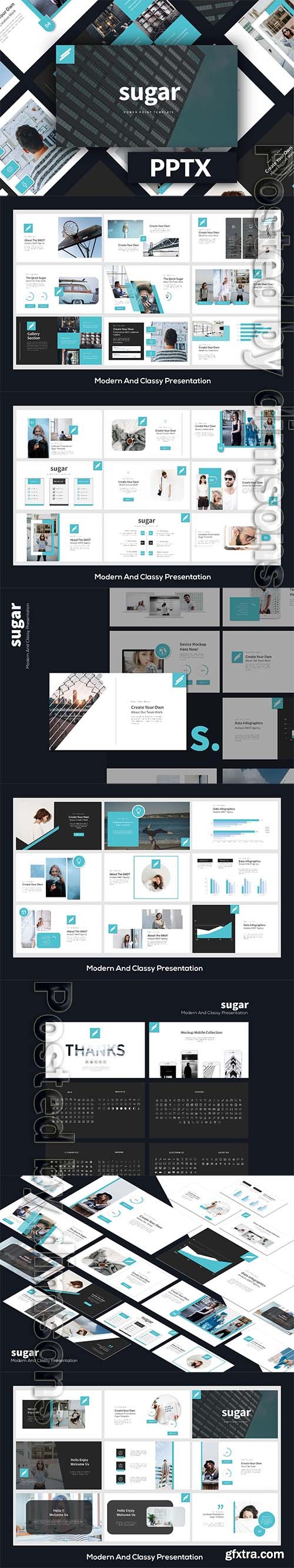 Sugar Business Powerpoint LS, Keynote and Google Slides Templates
