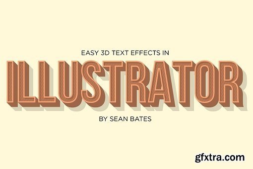 Easy 3D Text Effects in Adobe Illustrator