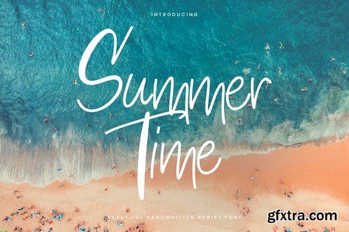 Summertime - Thin Casual Script Font