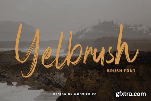 Yelbrush Brush Font