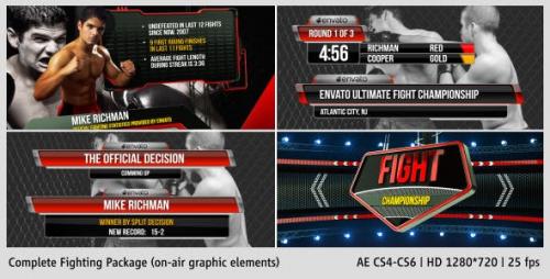 Videohive - Fighting Complete On-Air Package - 5886862
